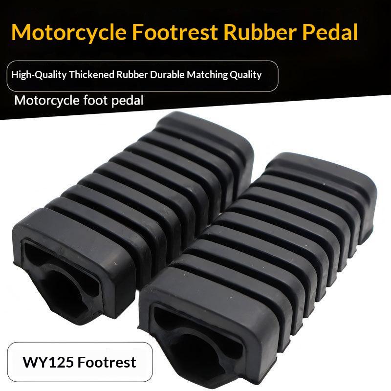 Motorcycle Parts - Antypoślizgowe podnóżki motocyklowe 1 para, miękkie
