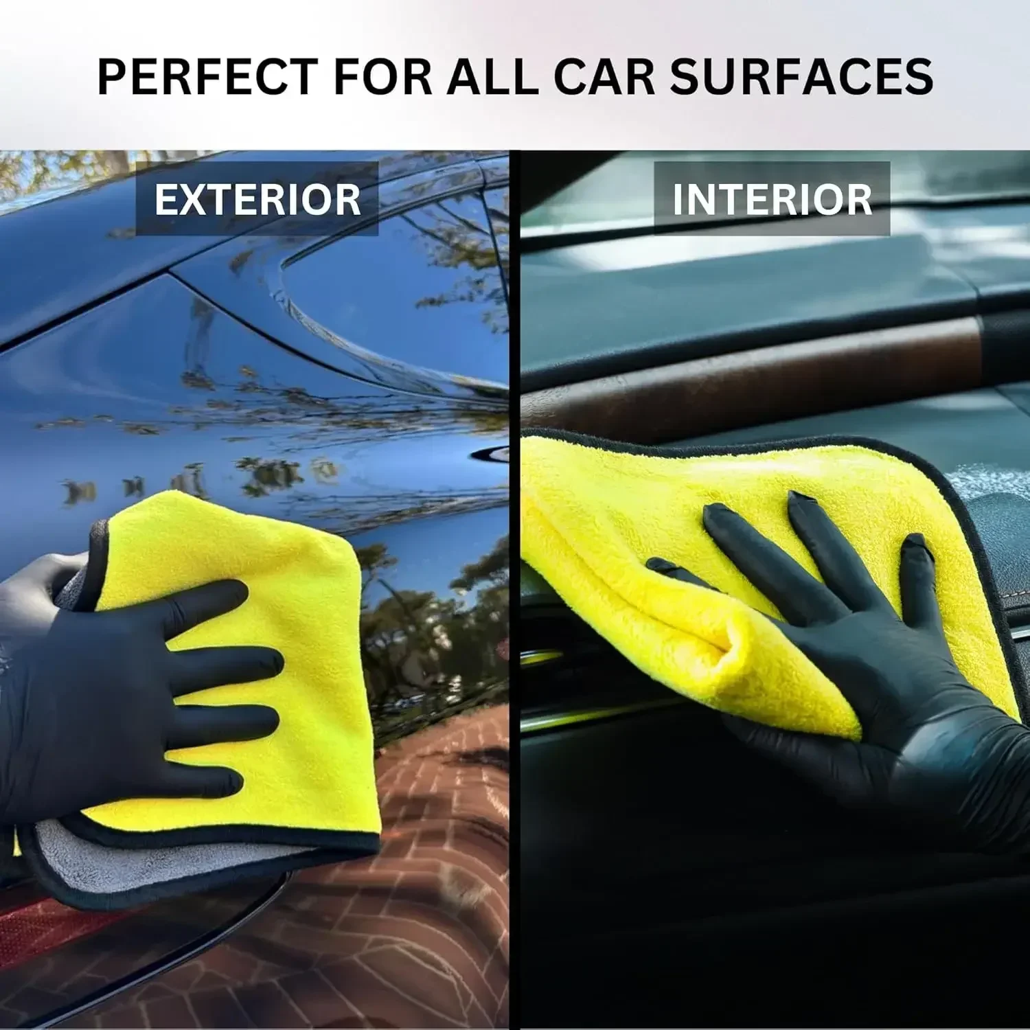 Microfiber Car Drying Towel Super Absorbent - 1/10 szt. Ręcznik z mikrofibry do
