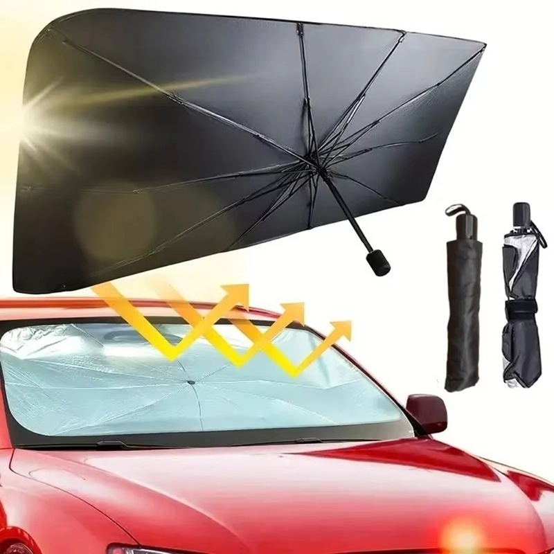 Car Sunshade Windshield Umbrella Foldable - Uniwersalne, praktyczne, składane osłony przeciwsłoneczne na
