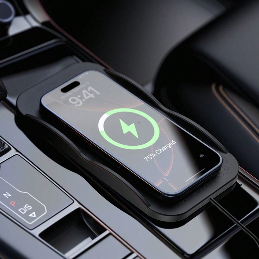 Wireless Car Charger Mount Fast Charging - Tafdiur – jednokomponentna, kwadratowa ładowarka bezprzewodowa