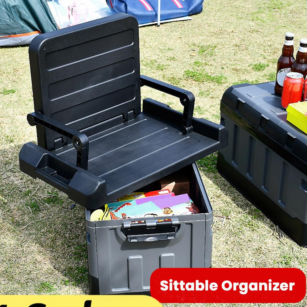 Car Trunk Organizer Foldable Storage Box - Organizer do bagażnika 60L Duży pojemnik