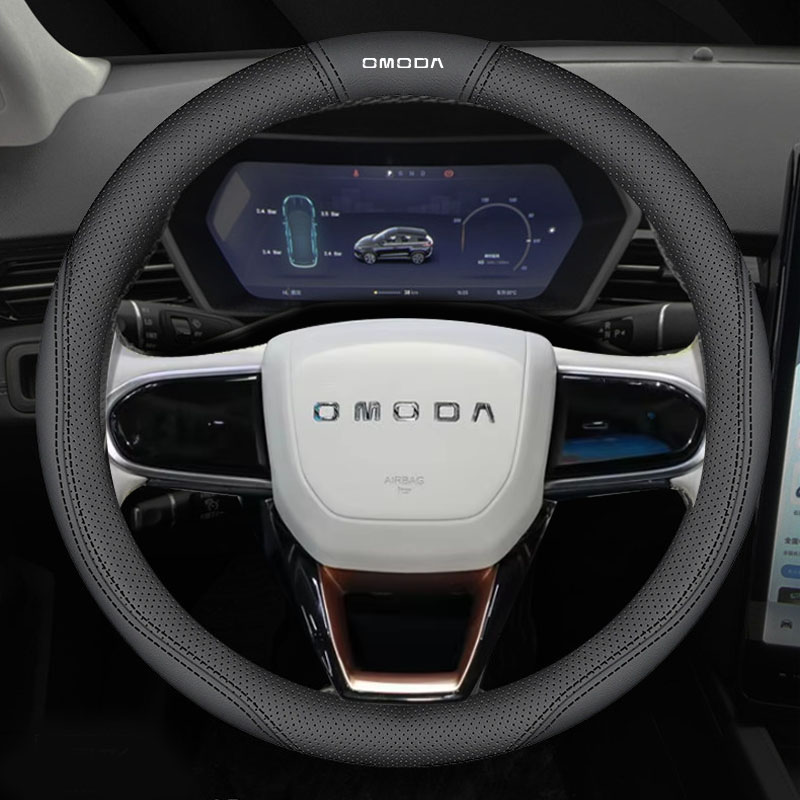 Skórzany pokrowiec na kierowni – Car Steering Wheel Cover Anti Slip Breathable recenzja i cena