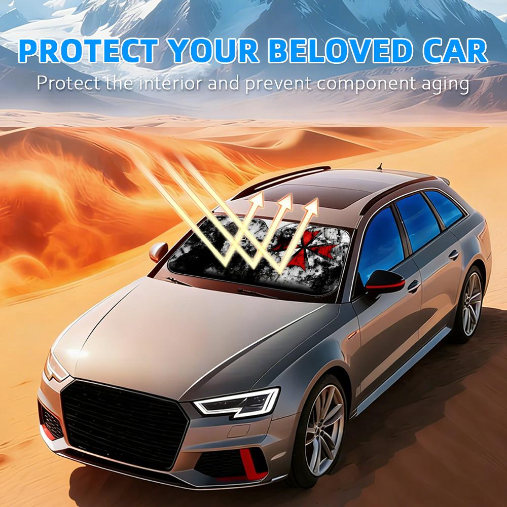 Parasolka przeciwsłoneczna do  – Car Sunshade Windshield Umbrella Foldable recenzja i cena