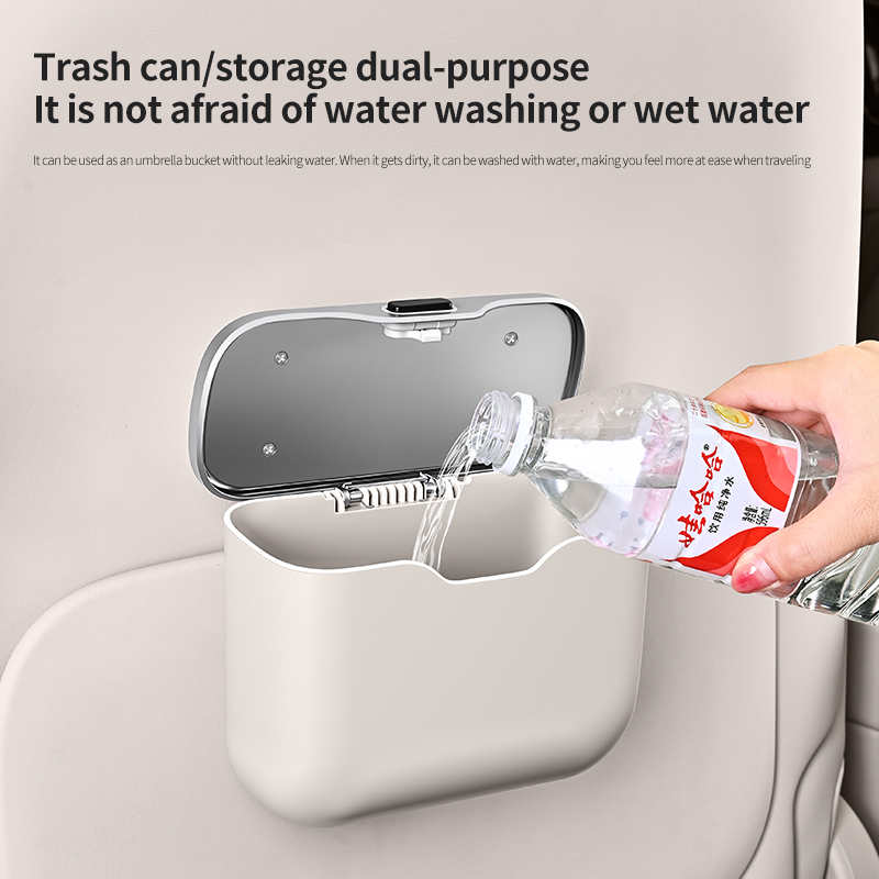Samochodowy kosz na śmieci z k – Waterproof Car Trash Can With Lid recenzja i cena